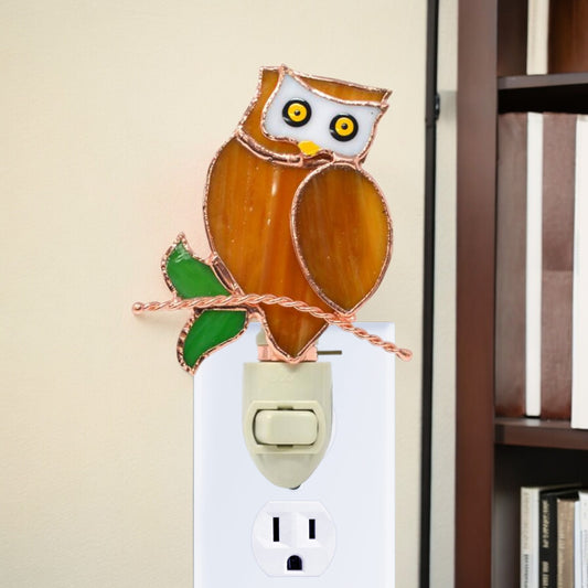 Stained Glass Nightlight - Owl