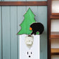 Stained Glass Nightlight - Black Bear and Tree - Mellow Monkey