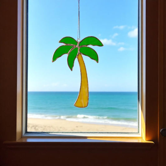 Palm Tree Suncatcher - 4.25-in - Mellow Monkey