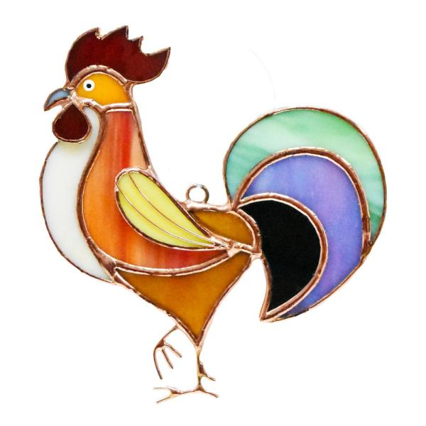 Mellow Monkey Rooster Suncatcher