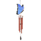 Stained Glass Blue Butterfly Chime - Mellow Monkey
