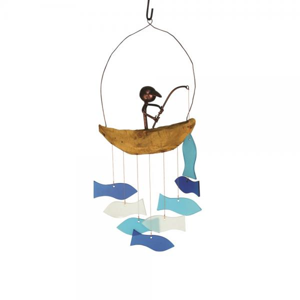 Fisherman Wind Chime - 19-in - Mellow Monkey