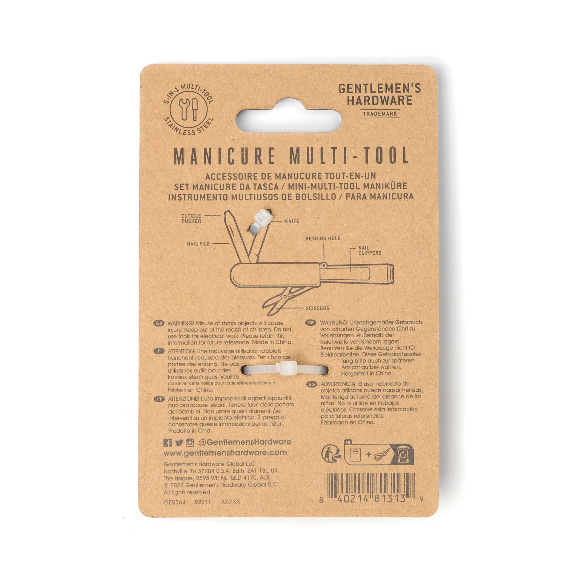 Manicure Multi-Tool - Mellow Monkey