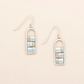 Good Karma Miyuki Frame Earring - Frost/Silver - Mellow Monkey
