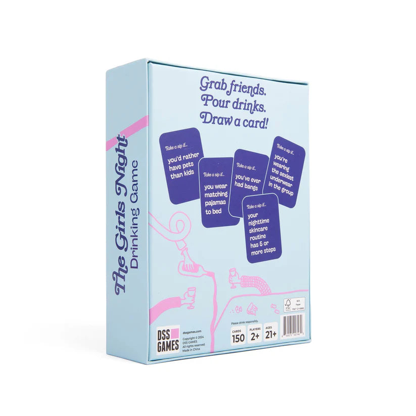 The Girls Night Drinking Game - A Party Game - Mellow Monkey