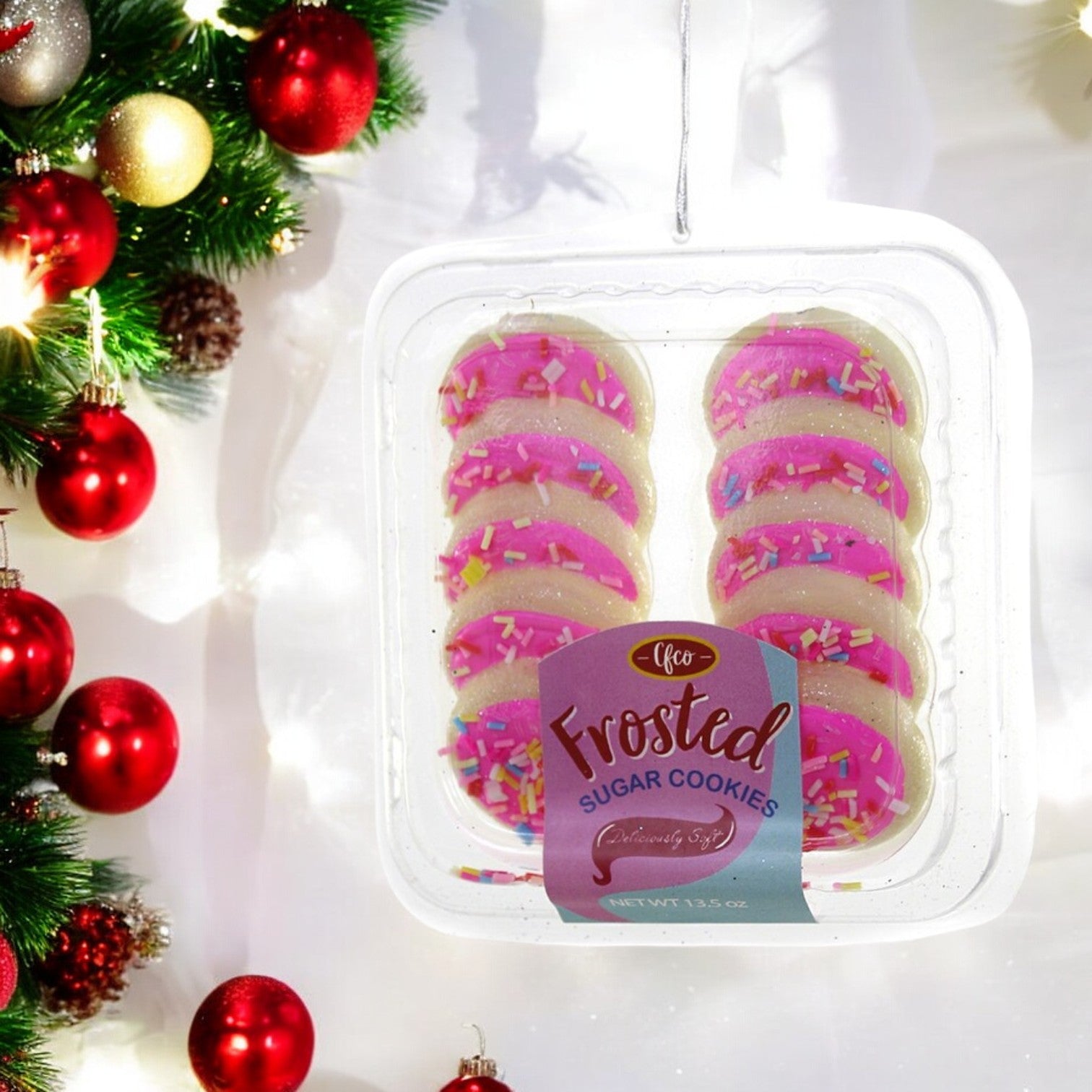 Pink Deliciously Soft Sugar Cookies - Cody Foster Ornament - 4-in - Mellow Monkey