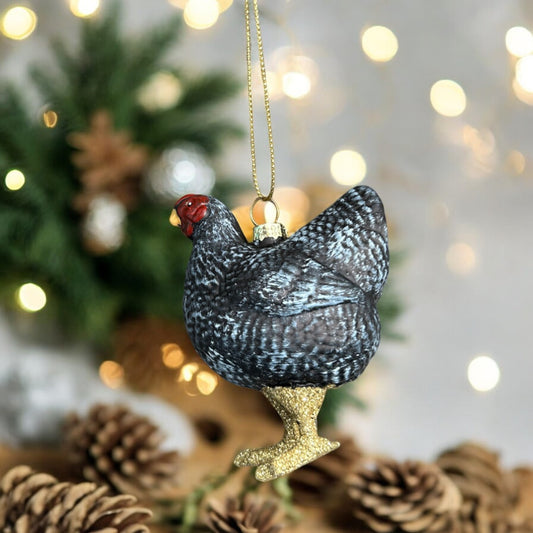 Black Chicken - Cody Foster Ornament - 3-1/4-in