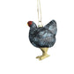 Black Chicken - Cody Foster Ornament - 3-1/4-in - Mellow Monkey