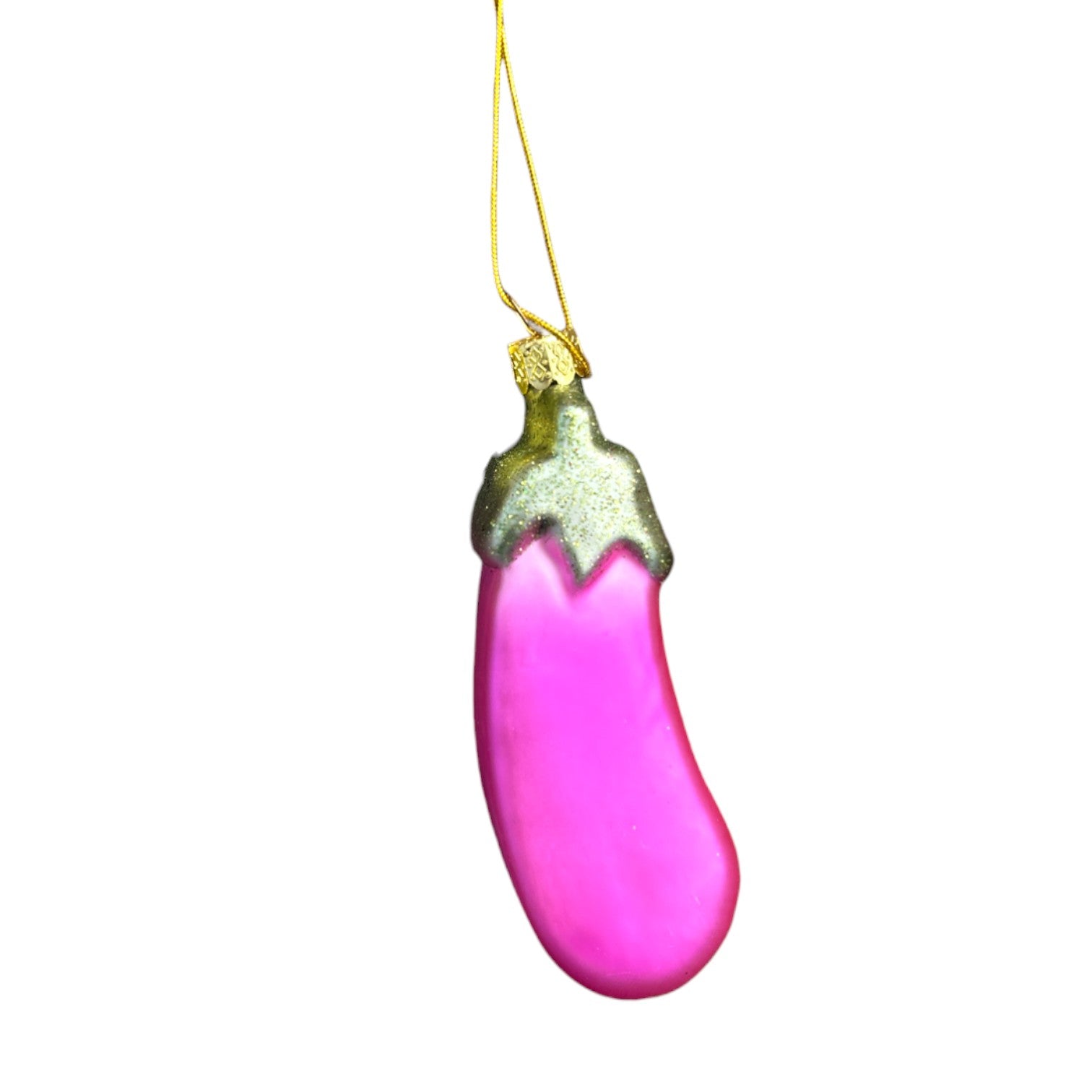 Eggplant Emoji - Cody Foster Ornament - 3-1/4-in - Mellow Monkey