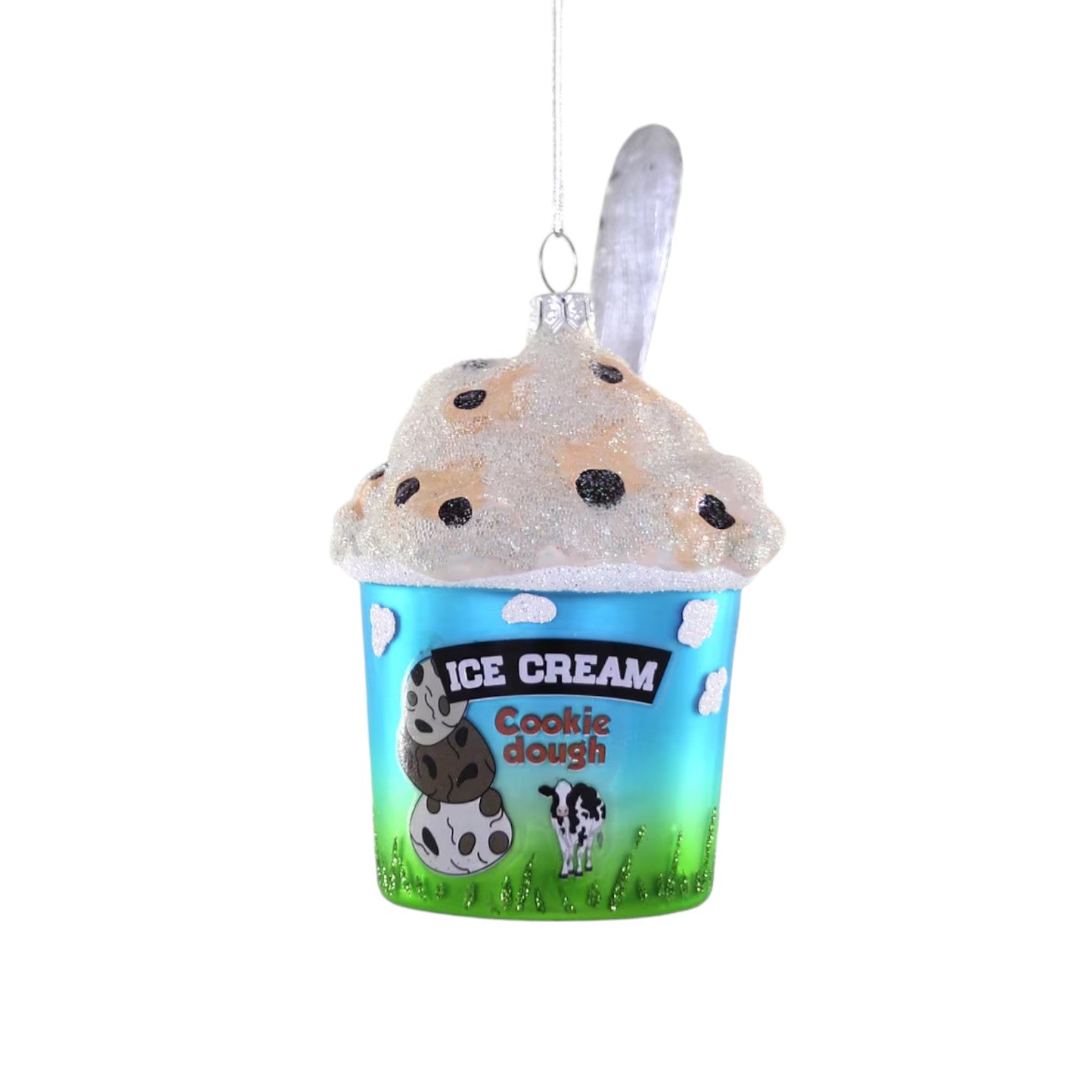 Cookie Dough Ice Cream - Cody Foster Ornament - 5-1/2-in - Mellow Monkey