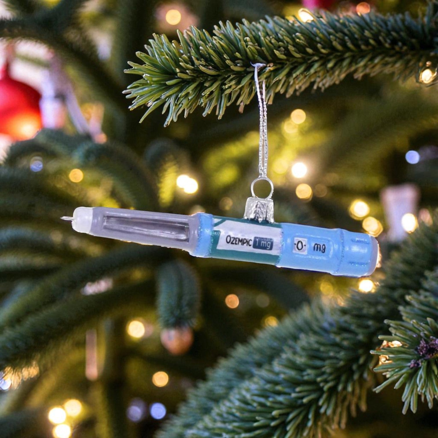 Weight Loss Injection Pen - Cody Foster Ornament - 5-in - Mellow Monkey