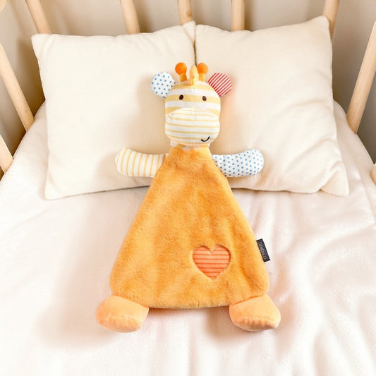 Giraffe Cozie Blankie - 15-in - Mellow Monkey in a crib