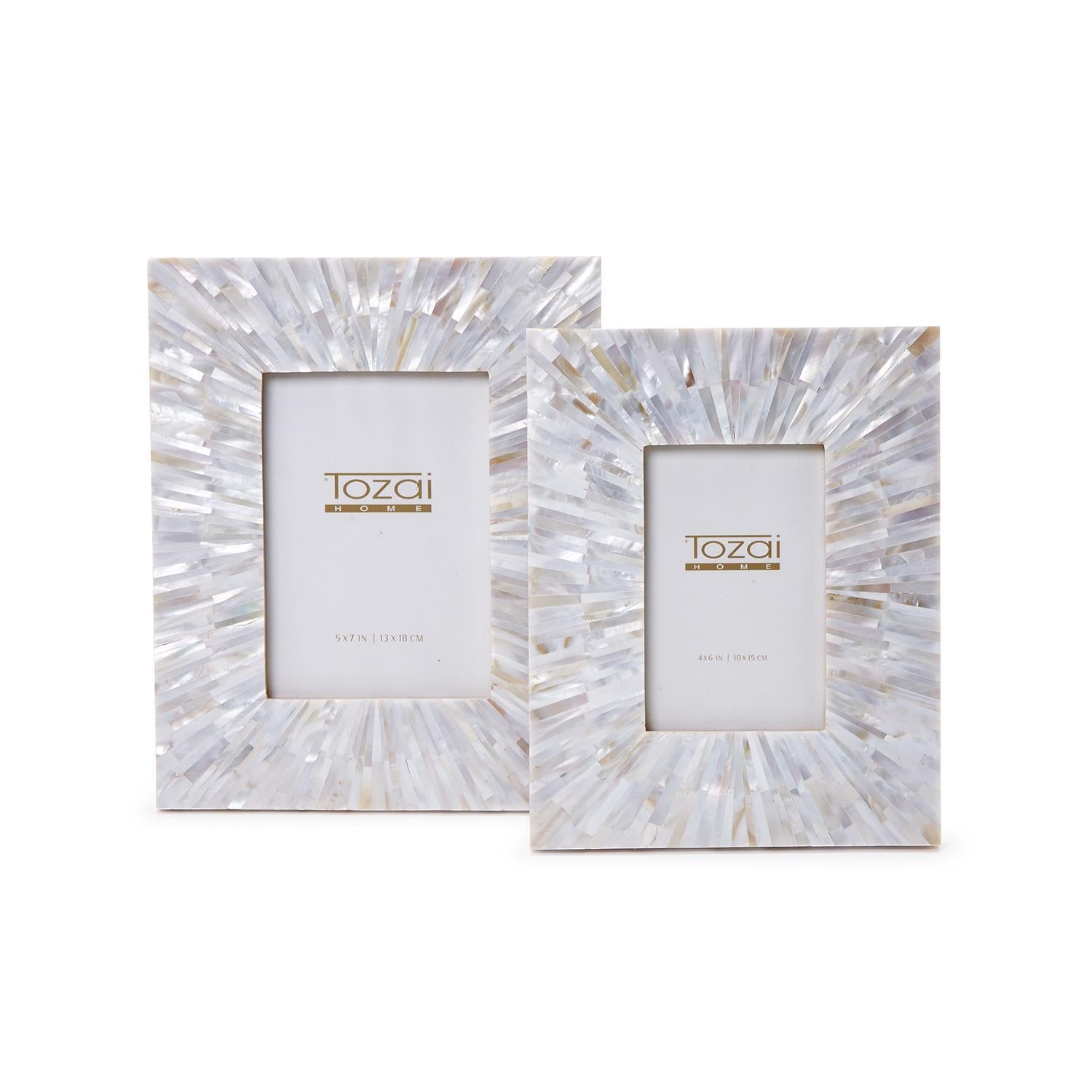 Starburst Mother of Pearl Photo Frame - Mellow Monkey