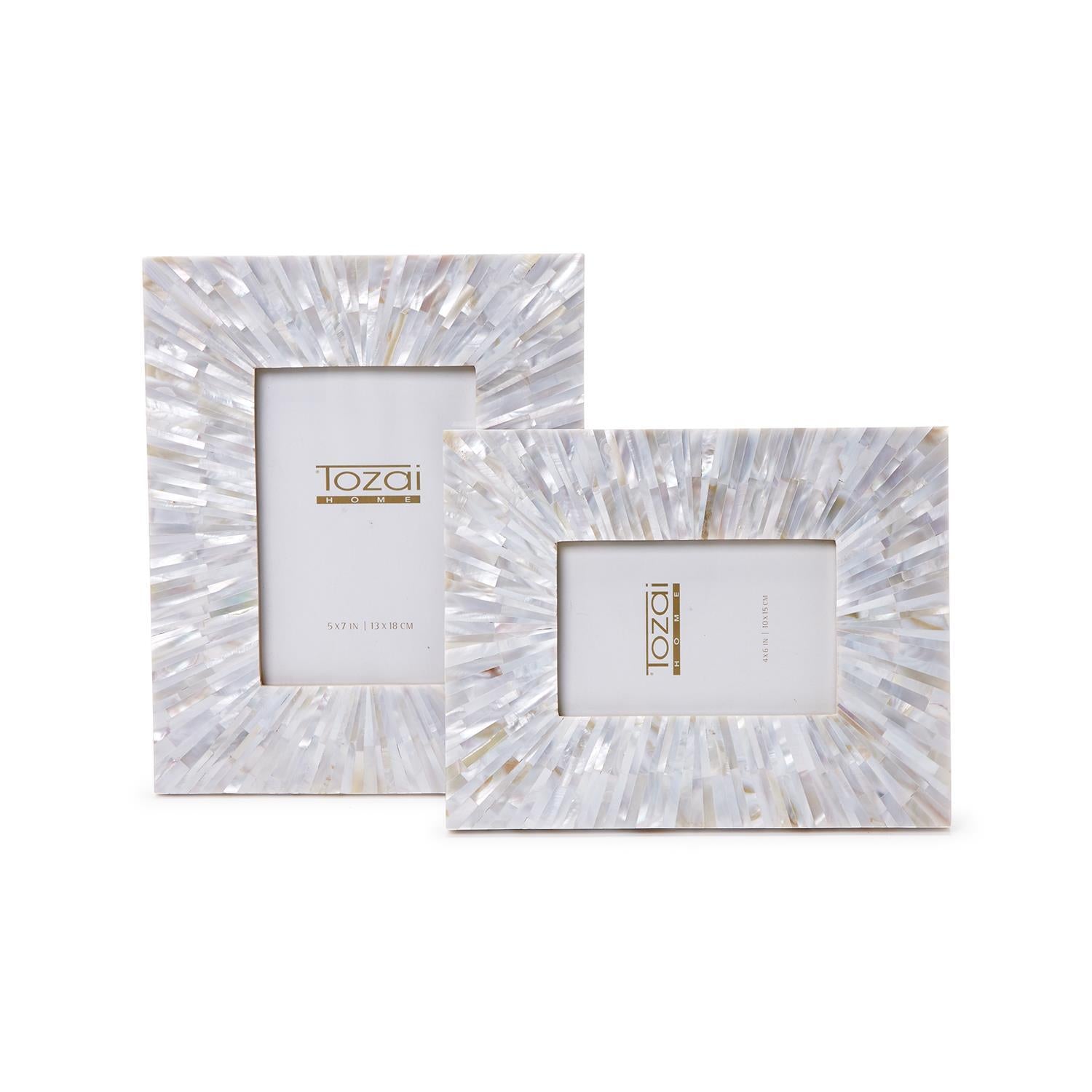 Starburst Mother of Pearl Photo Frame - Mellow Monkey