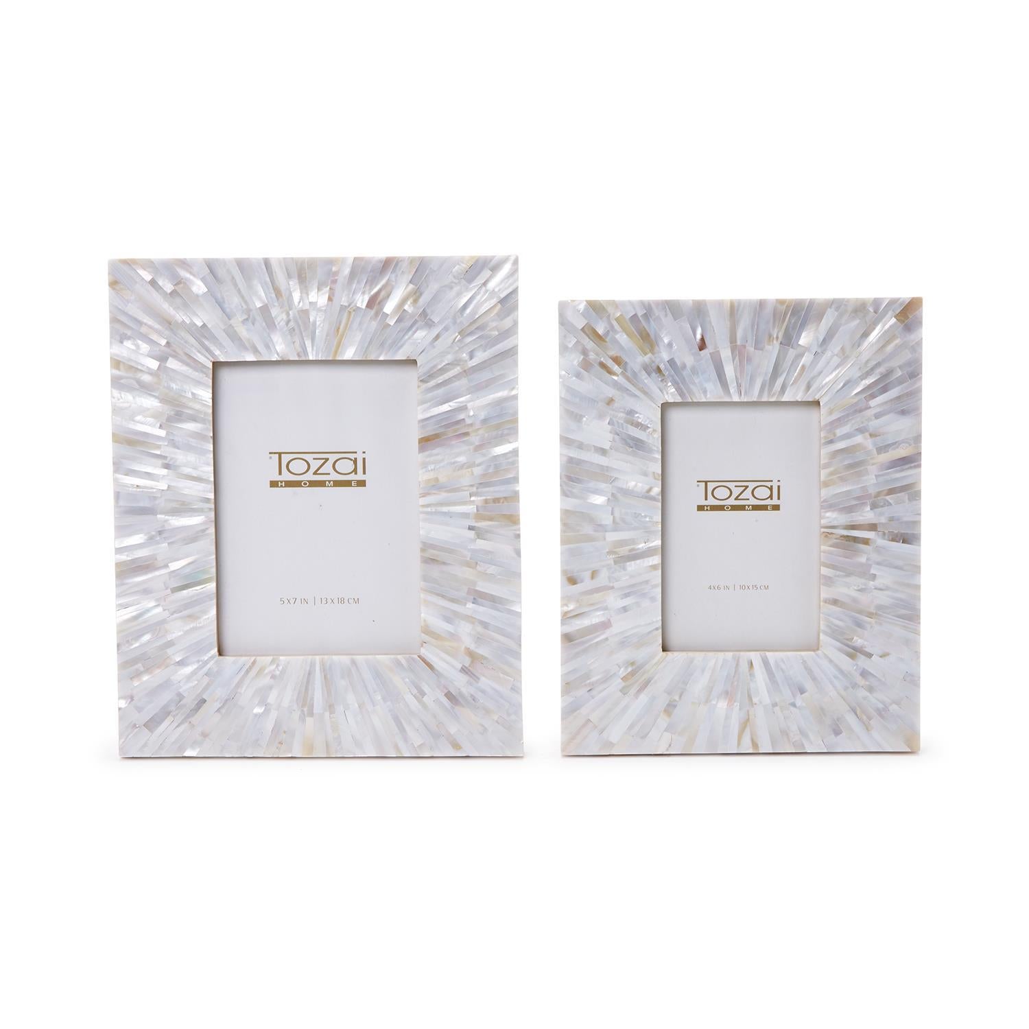 Starburst Mother of Pearl Photo Frame - Mellow Monkey