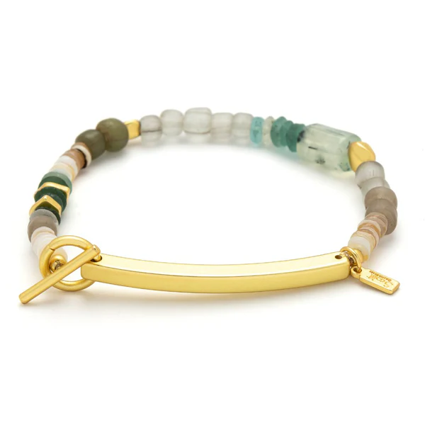 Hidden Message Bracelet - Unstoppable/Chiltonite/Gold - Mellow Monkey