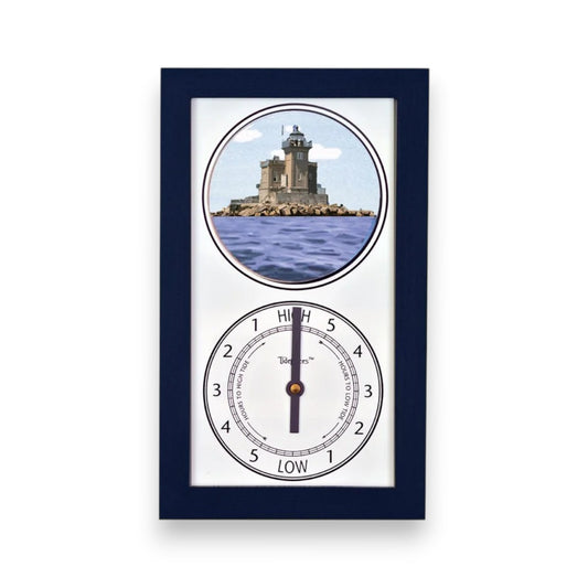 Tidepieces - Huntington Harbor Light Tide Clock - Navy
