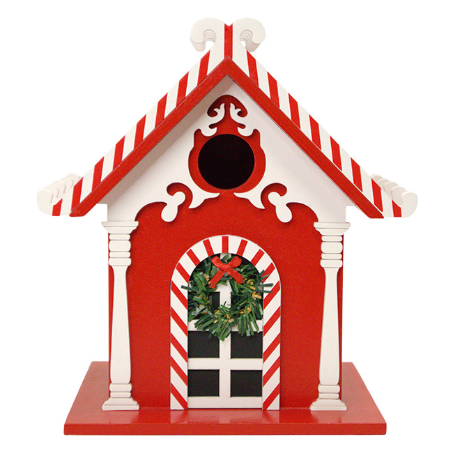 Candy Cane Birdhouse - Mellow Monkey