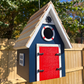 Blue Dockside Cabin Birdhouse - Mellow Monkey