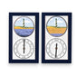 Tidepieces - Cape Hatteras OBX Light Tide Clock - Navy - Mellow Monkey
