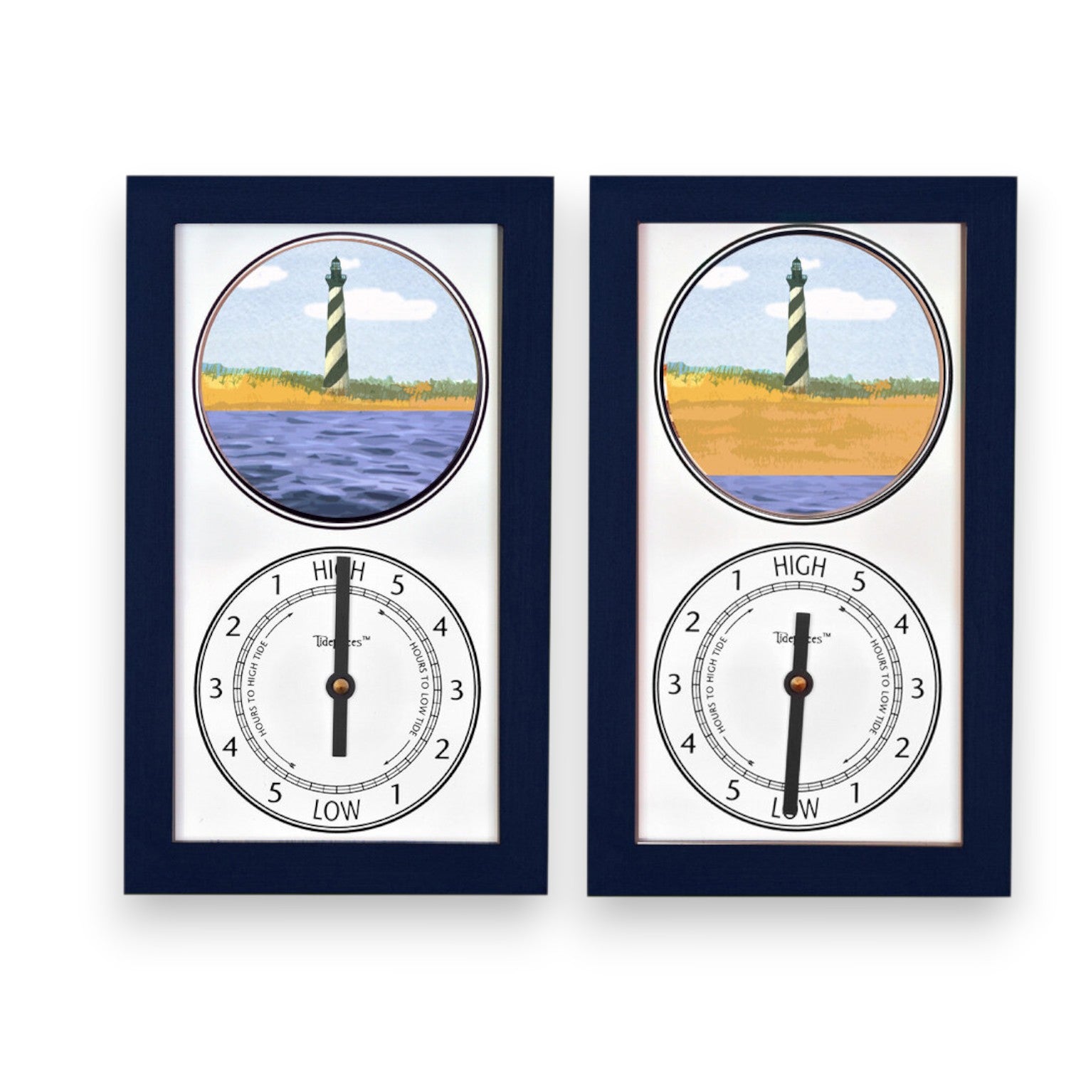 Tidepieces - Cape Hatteras OBX Light Tide Clock - Navy - Mellow Monkey