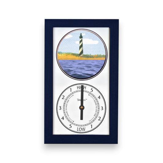 Tidepieces - Cape Hatteras OBX Light Tide Clock - Navy