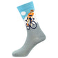 Hill Climb - Natural Bamboo Knit Socks - Mellow Monkey