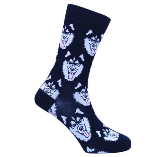 Husky - Natural Bamboo Knit Socks - Mellow Monkey