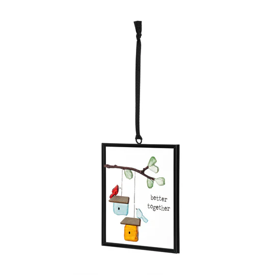 Better Together - Sharon Nowlan Suncatcher - 3 x 3 in - Mellow Monkey