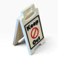 Keep Out - Mini Desk Two Sided Sandwich Board Sign  - 3-in