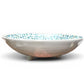 Large Round Capiz Bowl with Ball Feet - 18-in - Mellow Monkey