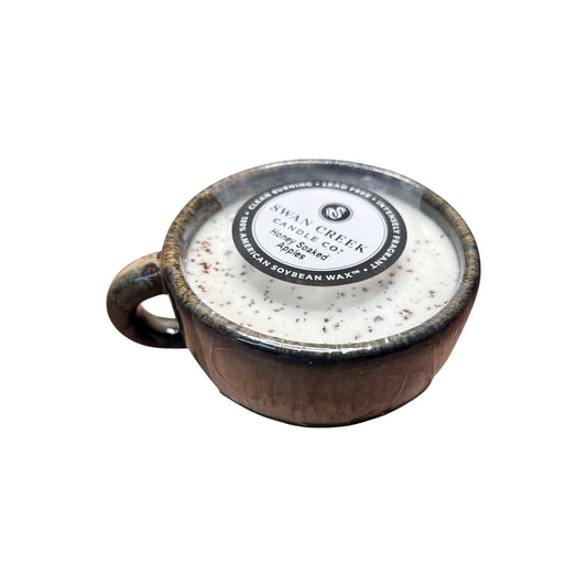 Honey Soaked Apples - Swan Creek Small Coffee Cup 100% Soy Candle 5-oz - Mellow Monkey