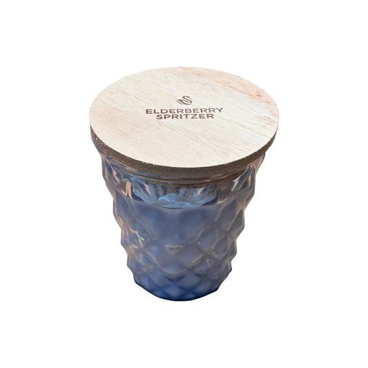 Elderberry Spritzer - Swan Creek Timeless Crystal Jar 100% Soy Candle 12-oz - Mellow Monkey