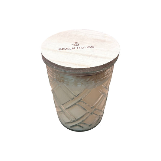 Beach House - Swan Creek Timeless Crystal Jar 100% Soy Candle 12-oz - Mellow Monkey