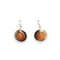 Spirit by Silver Forest Gold Oval Stone Framed Earrings SA-0373Y - Mellow Monkey