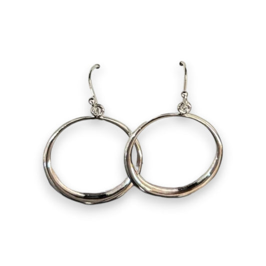 Spirit by Silver Forest Large Open Silver Circle Earrings SA-0360 - Mellow Monkey