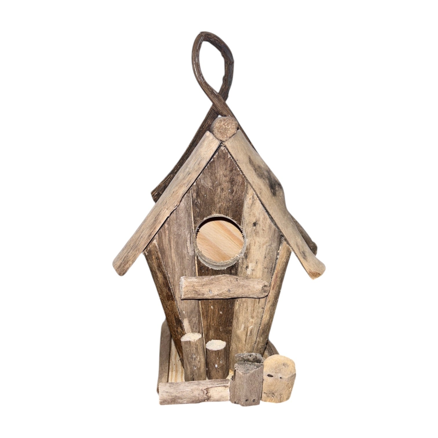 Driftwood Birdhouse - 10-in - Mellow Monkey