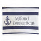 Anchor - Milford, Connecticut - Zippered Bag - Mellow Monkey
