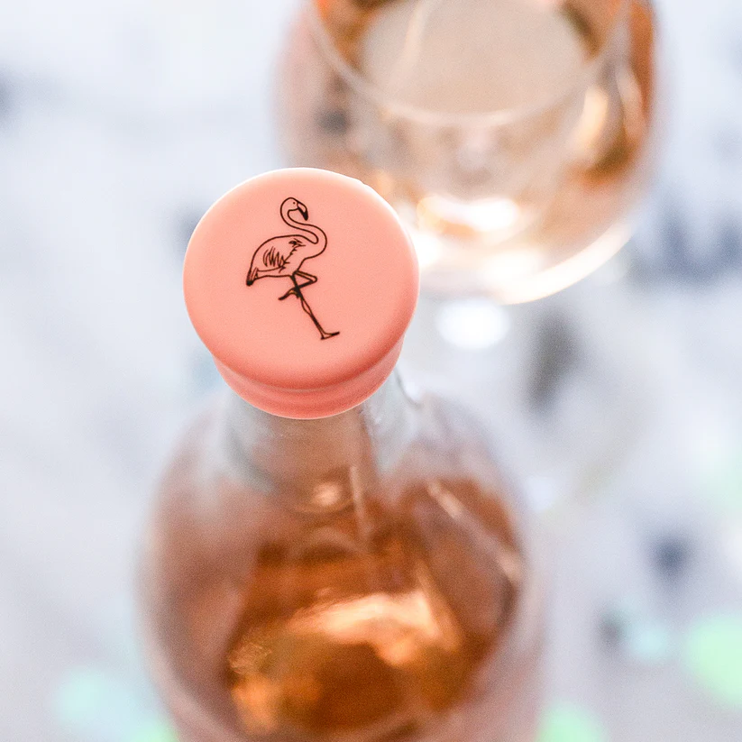 Flamingo - Capabunga Wine Bottle Top Seal - Mellow Monkey