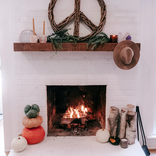 Driftwood Peace Sign Wreath - 30-in - Mellow Monkey