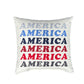 America Red, White, & Blue Gradient Pillow - 16-in - Mellow Monkey