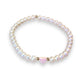 Opal Heart and Freshwater Pearls Stretch Bracelet - Mellow Monkey