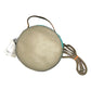 Hera - Muted Tones - Round Recycled Leather Crossbody Bag - Mellow Monkey