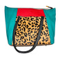 Sitges - Animal Print - Recycled Leather Handbag - Color Combo B - Mellow Monkey