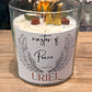 Archangels Soy Candle- Uriel Master Of Peace- Scented Crystal Soy Candle - Luna Bella - 11-oz. - Mellow Monkey