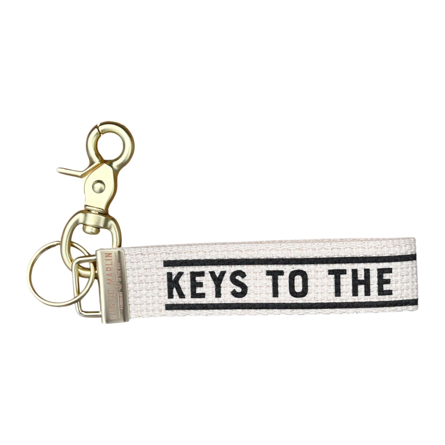 Keys to the Shitshow - Cotton Woven Loop Keychain - Mellow Monkey