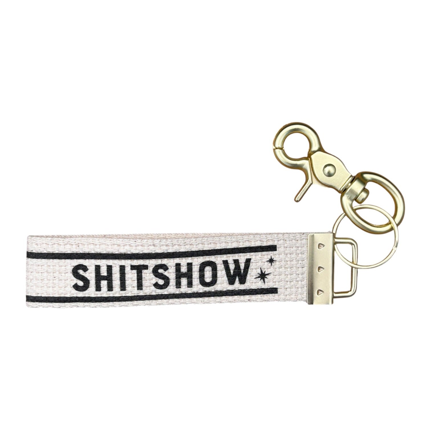 Keys to the Shitshow - Cotton Woven Loop Keychain - Mellow Monkey
