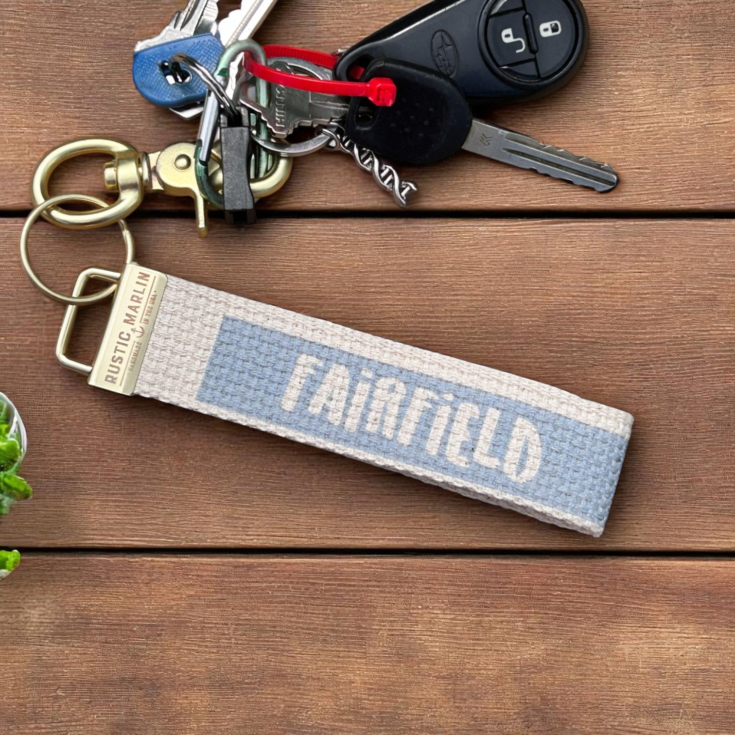 Fairfield - Cotton Woven Loop Keychain - Mellow Monkey