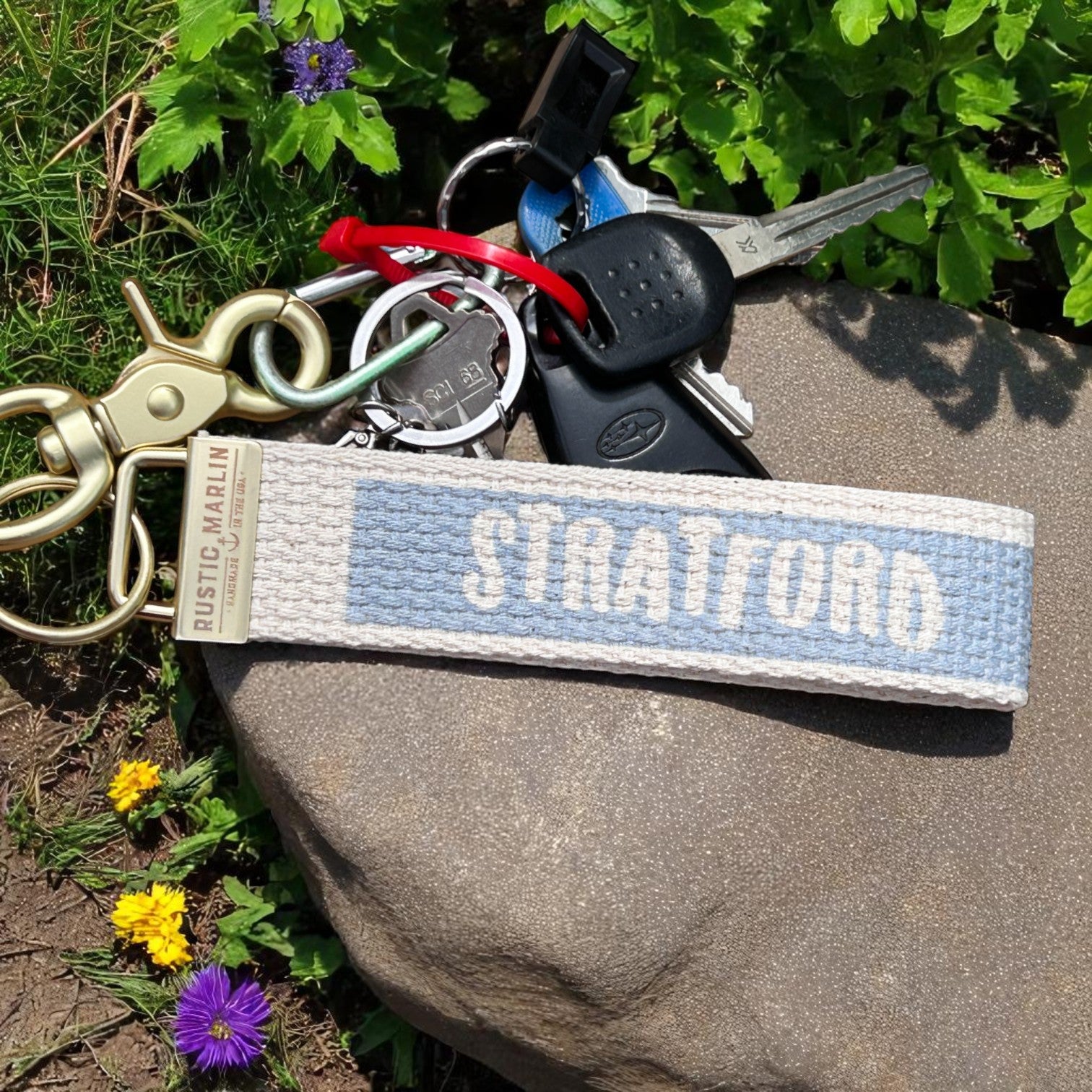 Stratford - Cotton Woven Loop Keychain - Mellow Monkey