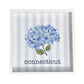 Connecticut - Endless Summer Hydrangea Wooden Serving Tray - 17-in Square - Mellow Monkey